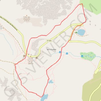 Itinéraire Lacs guichard et potron, distance, dénivelé, altitude, carte, profil, trace GPS