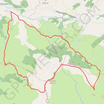 Itinéraire 14-FEV-17 03:05:34 PM, distance, dénivelé, altitude, carte, profil, trace GPS