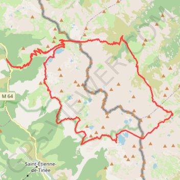 Itinéraire Circuit Tinée-Stura, distance, dénivelé, altitude, carte, profil, trace GPS