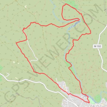 Itinéraire 34-505, distance, dénivelé, altitude, carte, profil, trace GPS