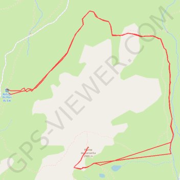Itinéraire Lacs et Pointe de Lanserlia, distance, dénivelé, altitude, carte, profil, trace GPS
