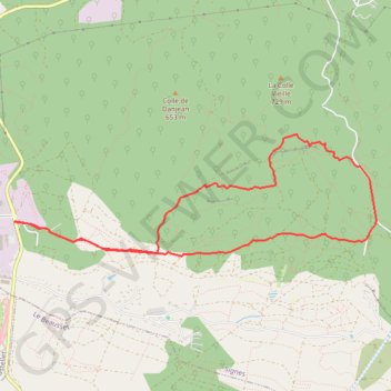 Itinéraire Danjean - Signes, distance, dénivelé, altitude, carte, profil, trace GPS