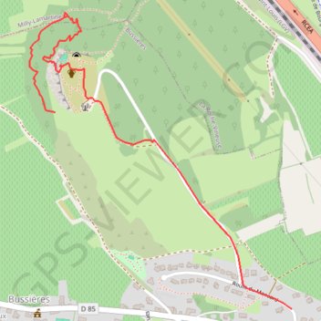 Itinéraire 20240226Randonnée en montagne, distance, dénivelé, altitude, carte, profil, trace GPS