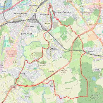 Itinéraire Sortie à vélo, distance, dénivelé, altitude, carte, profil, trace GPS