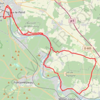 Itinéraire ESD 021, distance, dénivelé, altitude, carte, profil, trace GPS