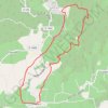 Itinéraire Megier - Sabran, distance, dénivelé, altitude, carte, profil, trace GPS