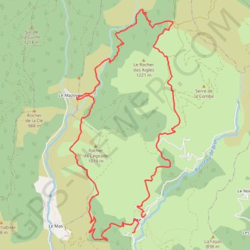 Itinéraire Au dessus de Bise, distance, dénivelé, altitude, carte, profil, trace GPS