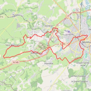 Itinéraire Saint-Martinnienne, distance, dénivelé, altitude, carte, profil, trace GPS