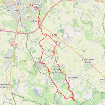 Itinéraire Circuit Yon, distance, dénivelé, altitude, carte, profil, trace GPS