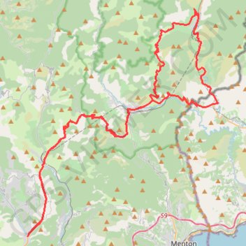 Itinéraire Pointes de contes, sospel, breil, olivetta, distance, dénivelé, altitude, carte, profil, trace GPS
