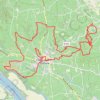 Itinéraire Dans les vignobles de Châteauneuf-du-Pape, distance, dénivelé, altitude, carte, profil, trace GPS