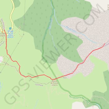 Itinéraire Le Petit Cheval de Bois depuis le Col d'Allos, distance, dénivelé, altitude, carte, profil, trace GPS