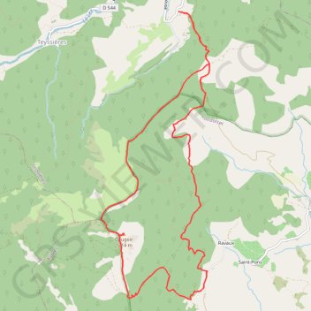 Itinéraire LE COUGOIR PAR MIELANDRE, distance, dénivelé, altitude, carte, profil, trace GPS