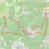 Itinéraire Les Allumés de la pleine lune, distance, dénivelé, altitude, carte, profil, trace GPS