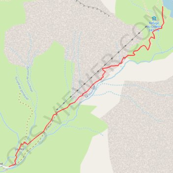 Itinéraire Lac du Goléon depuis le Pré Rond, distance, dénivelé, altitude, carte, profil, trace GPS