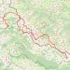 Itinéraire Mercantour Ouest, distance, dénivelé, altitude, carte, profil, trace GPS