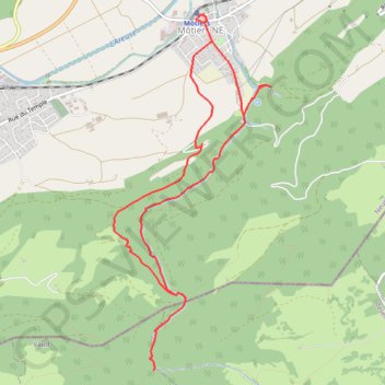 Itinéraire Les Gorges de Poëta-Raisse, distance, dénivelé, altitude, carte, profil, trace GPS