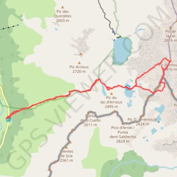 Itinéraire PALAS en circuit, distance, dénivelé, altitude, carte, profil, trace GPS