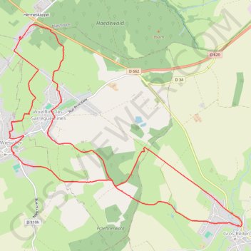 Itinéraire Les Éoliennes de Woelfling - Gros-Réderching, distance, dénivelé, altitude, carte, profil, trace GPS