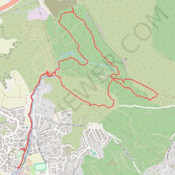 Itinéraire La Penne Source de l'Infernet, distance, dénivelé, altitude, carte, profil, trace GPS