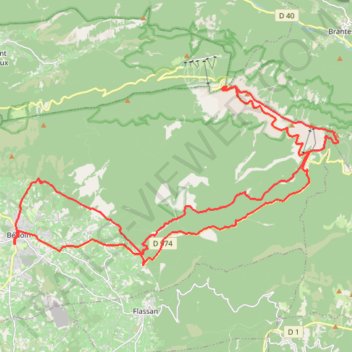 Itinéraire Mont Ventoux Strava + FFCT 5 EGAS-17587056, distance, dénivelé, altitude, carte, profil, trace GPS