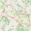 Itinéraire VTT - Montlieu - 49km, distance, dénivelé, altitude, carte, profil, trace GPS