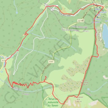 Itinéraire Randonnée Gazon du Faing, distance, dénivelé, altitude, carte, profil, trace GPS