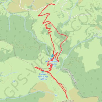 Itinéraire Cuq Crémail, distance, dénivelé, altitude, carte, profil, trace GPS