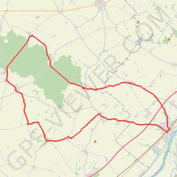 Itinéraire La petite Beauce, distance, dénivelé, altitude, carte, profil, trace GPS