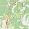 Itinéraire Baisse de Beccas et granges du cuous, distance, dénivelé, altitude, carte, profil, trace GPS