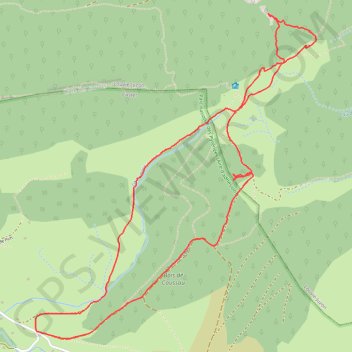 Itinéraire Pène Peyrau, distance, dénivelé, altitude, carte, profil, trace GPS