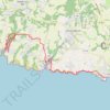 Itinéraire Du Pouldu à Merrien, distance, dénivelé, altitude, carte, profil, trace GPS