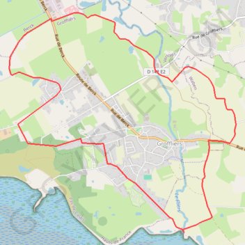 Itinéraire Le tour de Groffliers, distance, dénivelé, altitude, carte, profil, trace GPS