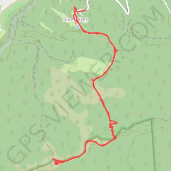Itinéraire Pelat de Buoux, distance, dénivelé, altitude, carte, profil, trace GPS