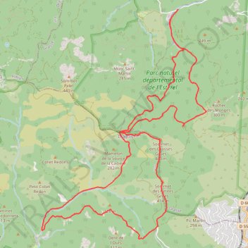 Itinéraire 2025 01 24 - grosses grues petites grues pix, distance, dénivelé, altitude, carte, profil, trace GPS