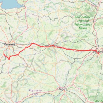 Itinéraire Beeline Trajet Matin 04-05-2024, distance, dénivelé, altitude, carte, profil, trace GPS