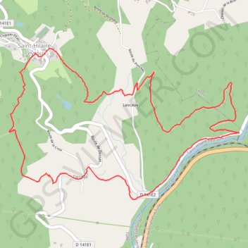 Itinéraire Des vergers aux berges de la Corrèze - variante - Saint-Hilaire-Peyroux - Pays de Tulle, distance, dénivelé, altitude, carte, profil, trace GPS