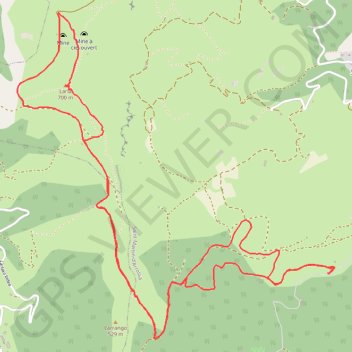 Itinéraire Le circuit de Larla depuis Pelosastrianeko Borda, distance, dénivelé, altitude, carte, profil, trace GPS
