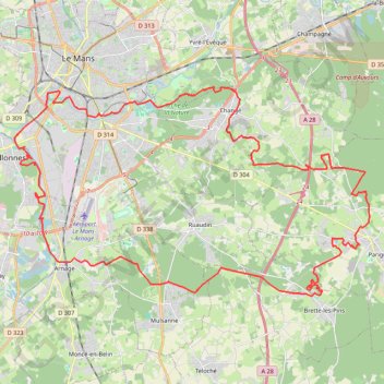 Itinéraire SRT 21-03 - 62km, distance, dénivelé, altitude, carte, profil, trace GPS