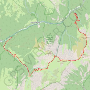 Itinéraire Mont d'Armenaz - Pointe de la Fougère, distance, dénivelé, altitude, carte, profil, trace GPS