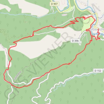 Itinéraire Sentier du Soult - L'Estréchure, distance, dénivelé, altitude, carte, profil, trace GPS