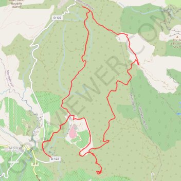 Itinéraire Balade à saint jean de Bueges, distance, dénivelé, altitude, carte, profil, trace GPS