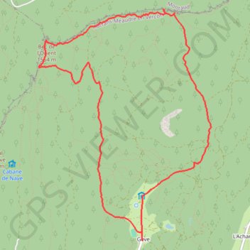Itinéraire Traversée des Rochers de la Clé, Bec de l'Orient, distance, dénivelé, altitude, carte, profil, trace GPS
