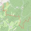 Itinéraire Peyre - Grises - Dourgne, distance, dénivelé, altitude, carte, profil, trace GPS