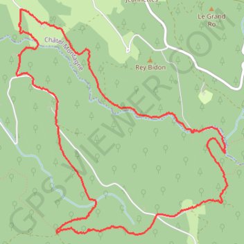 Itinéraire Vers Saint-Clément, distance, dénivelé, altitude, carte, profil, trace GPS