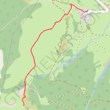 Itinéraire Lac de Coume, distance, dénivelé, altitude, carte, profil, trace GPS