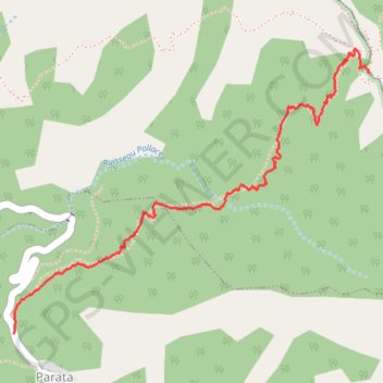 Itinéraire lot 1 boucle 1, distance, dénivelé, altitude, carte, profil, trace GPS