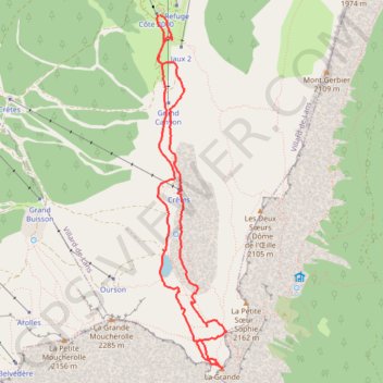 Itinéraire Villard-de-Lans Marche à pied, distance, dénivelé, altitude, carte, profil, trace GPS