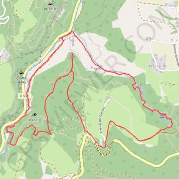 Itinéraire Bec de l'Aigle, descente du Vallon du Bruyant, distance, dénivelé, altitude, carte, profil, trace GPS