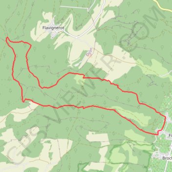 Itinéraire Rando Fixin - Col Mialle - Col Toppe - Chamerey, distance, dénivelé, altitude, carte, profil, trace GPS